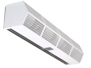 Berner's Sanitation Certified High Performance 7 air curtain white product image.