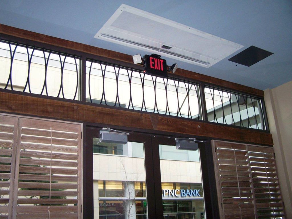 Architectural Recessed 16 unit over main entrance