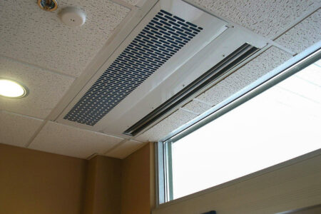 Berner's Recessed Air Curtain.