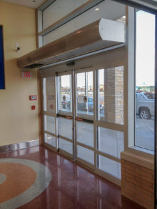 Berner Architectural High Performance 10 over entrance to Pete's Market