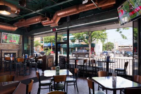 O'Toole's Pub open air with Berner Air Curtains