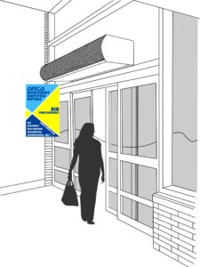 Meet Code - use an AMCA Certified Berner air curtain