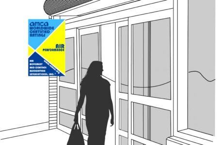 Meet Code - use an AMCA Certified Berner air curtain