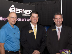 Berner sales manager with foodservice gold award winner principals.