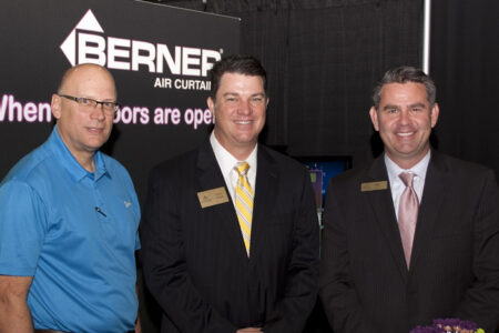 Berner sales manager with foodservice gold award winner principals.