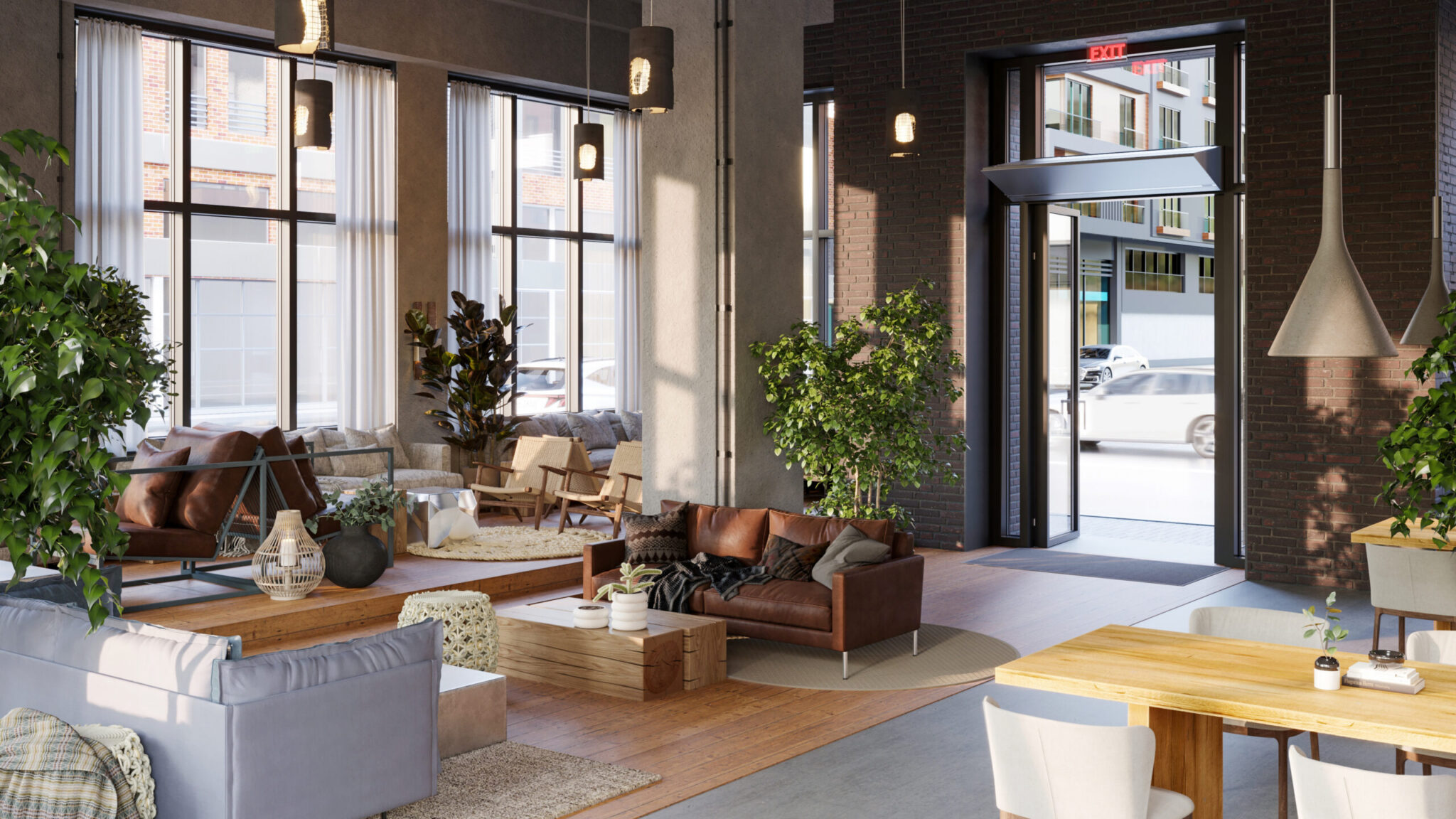Berner Air Curtain - Architectural Elite 10 Lobby