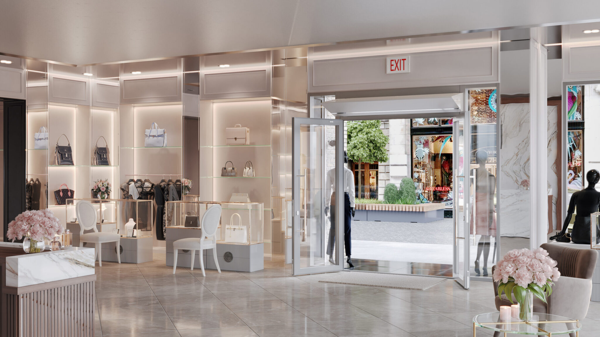 Berner Air Curtain - Architectural Elite 8 Retail Store