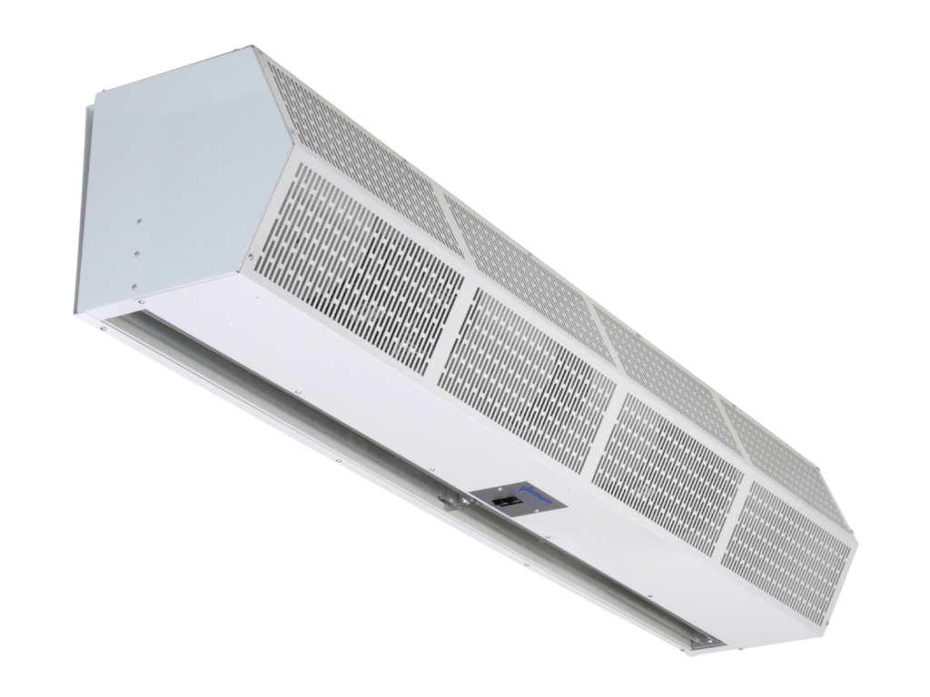 Berner's Commercial High Performance 10 air curtain white product image.