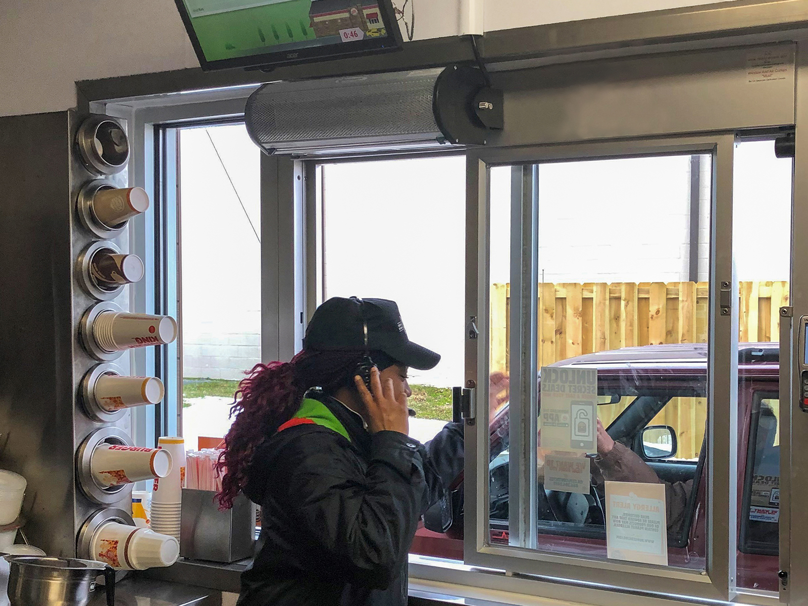 Berner Air Curtains - Drive Thru Unit Burger King 2