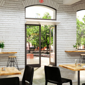 berner architectural elite 10 cafe entrance