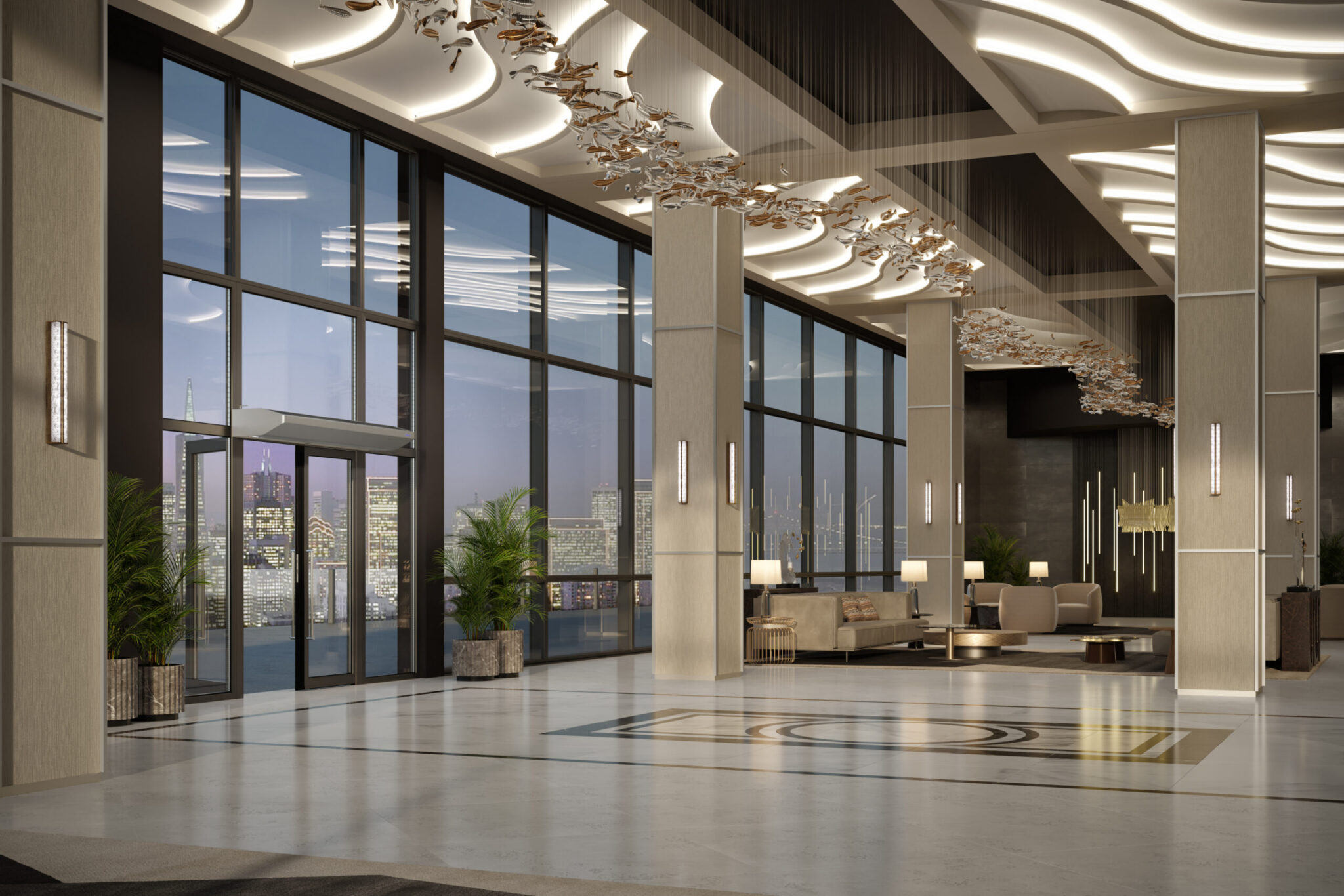 Berner Air Curtain - Architectural Contour 10 Hotel