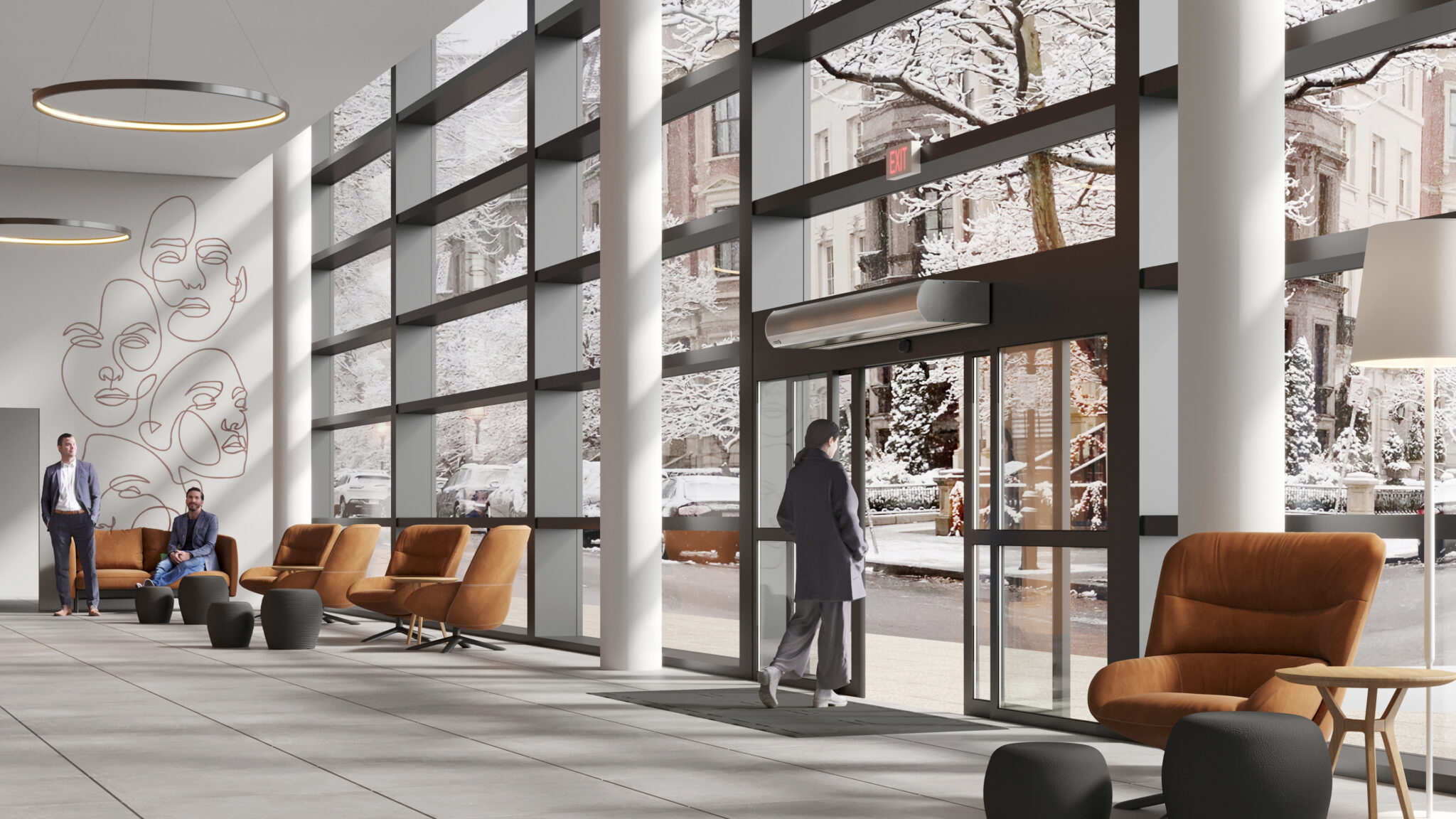 Berner Air Curtain - Architectural Icon 8 Lobby