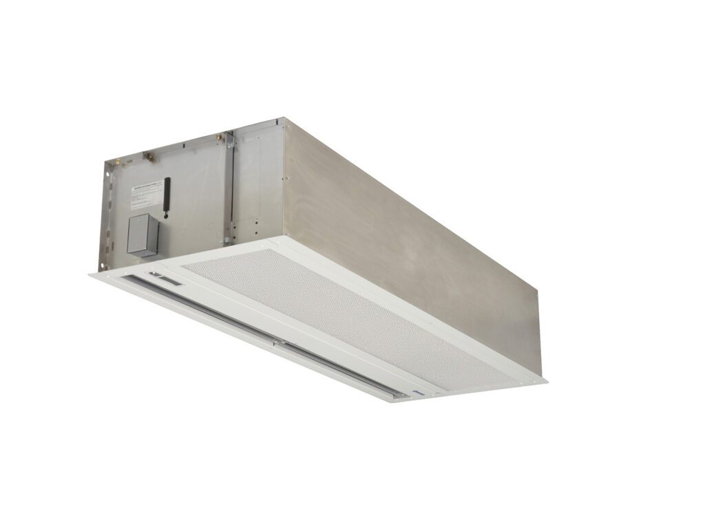 Berner Architectural Recessed 12-16 air curtain.