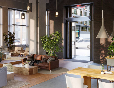 Berner Air Curtain - Architectural Elite 10 Lobby