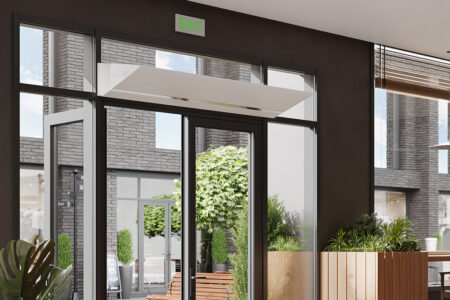 Berner Air Curtain - Architectural Elite Coffee Shop
