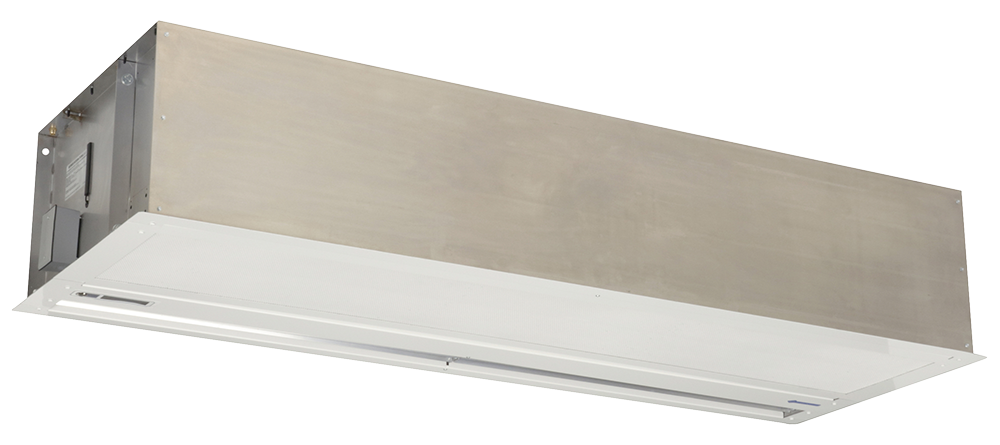 Berner Architectural Recessed 12 and 16 Air Curtain